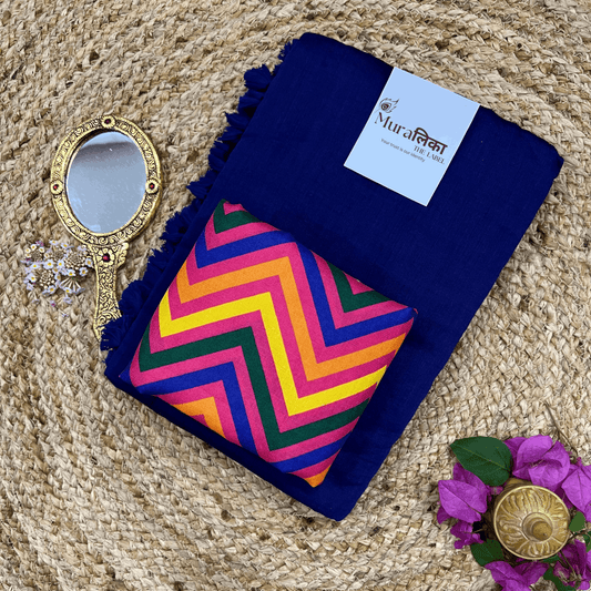 Muralika Royal Bule Handloom Saree